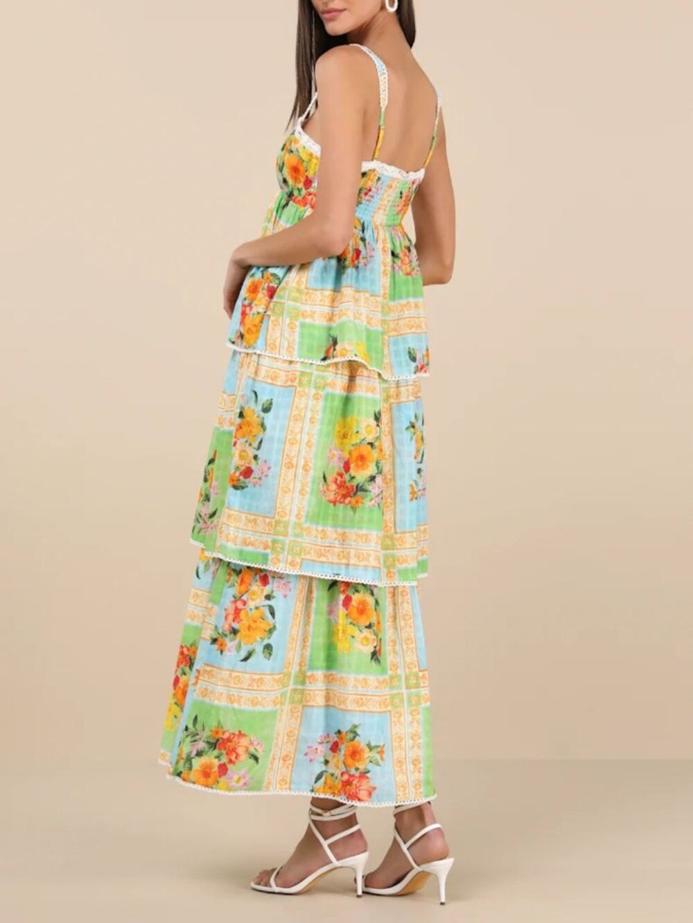 Show Me Your Mumu Country Bouquet Peyton Maxi Dress Size Small 8193 - Picture 4 of 12